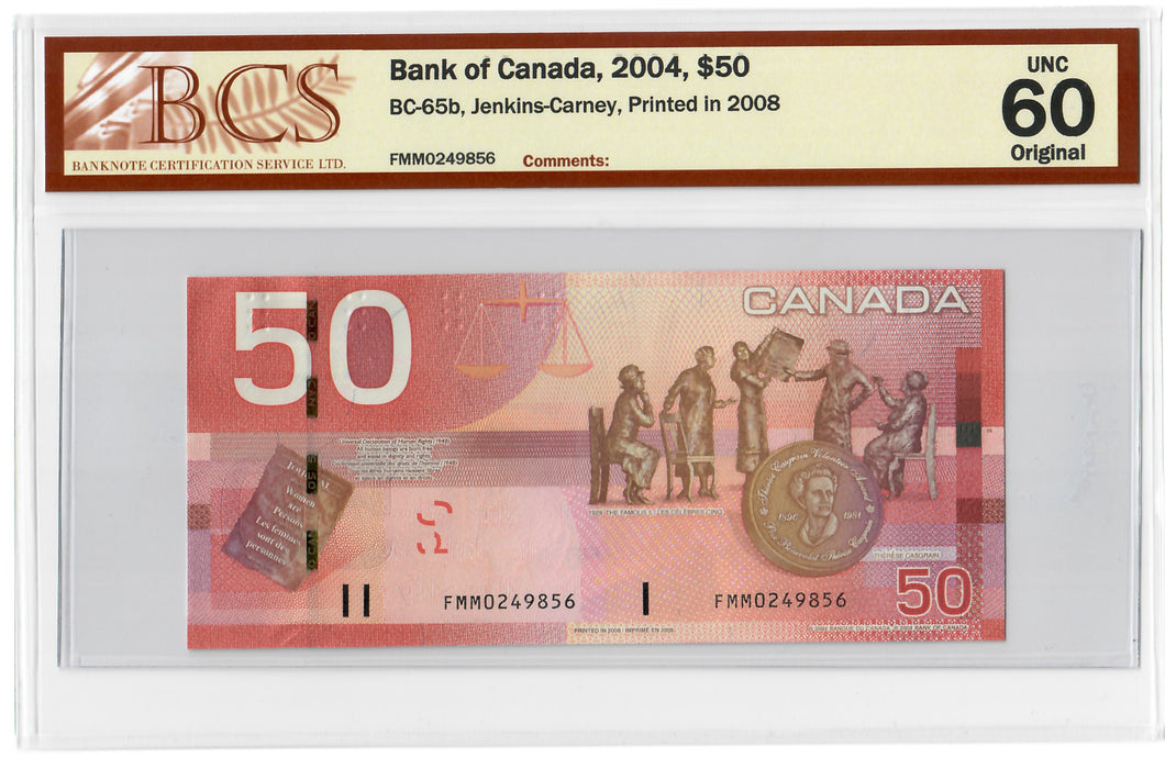 Canada 50 Dollars 2004 (08) UNC 