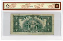 Load image into Gallery viewer, Canada 1 Dollar 1935 F &quot;B&quot; Osbourne-Towers BCS Graded F 15
