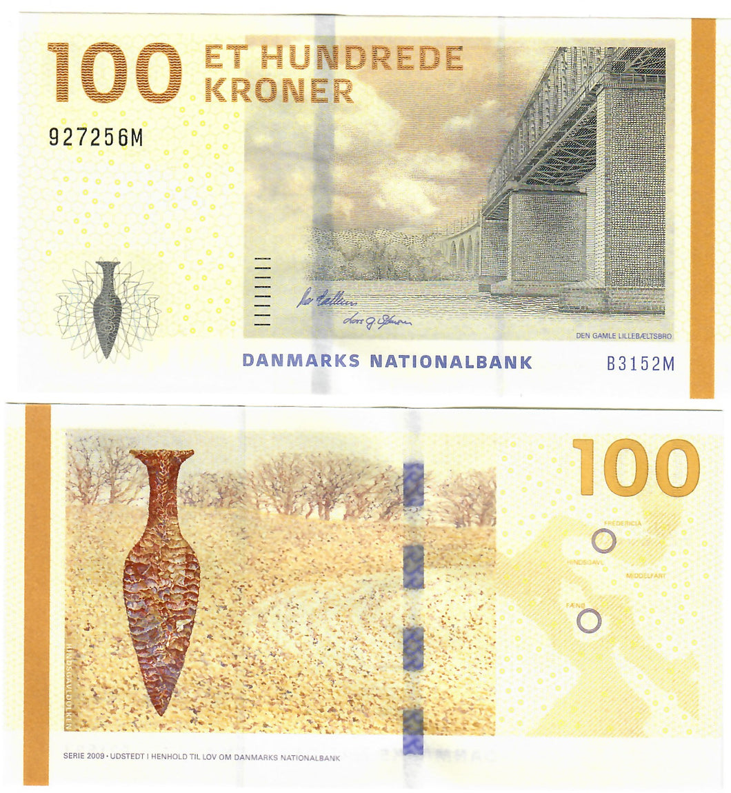 Denmark 100 Kroner 2009 (2015) UNC Callesen/Sorensen
