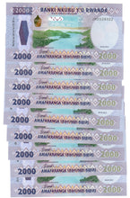 Load image into Gallery viewer, Rwanda 10x 2000 Francs 2024 UNC
