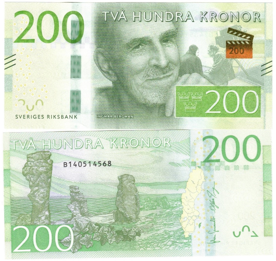 Sweden 200 Kronor 2015 UNC