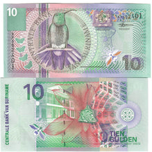 Load image into Gallery viewer, Suriname 10x 10 Gulden (Guilders) 2000 UNC
