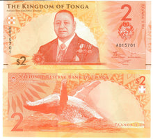 Load image into Gallery viewer, SET Tonga 2, 5, 10 &amp; 20 Pa&#39;anga 2023 (2024) UNC &quot;A&quot;
