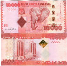 Load image into Gallery viewer, SET Tanzania 2000, 5000 &amp; 10000 Shillings 2011 (2020) UNC
