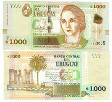 Load image into Gallery viewer, SET Uruguay 500, 1000 &amp; 2000 Pesos 2020 UNC
