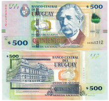 Load image into Gallery viewer, SET Uruguay 500, 1000 &amp; 2000 Pesos 2020 UNC
