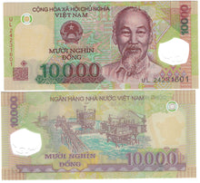 Load image into Gallery viewer, Vietnam 10x 10000 Dong 2024 UNC
