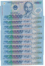 Load image into Gallery viewer, Vietnam 10x 20000 Dong 2024 UNC

