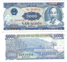 Load image into Gallery viewer, Vietnam 10x 5000 Dong 1991 UNC
