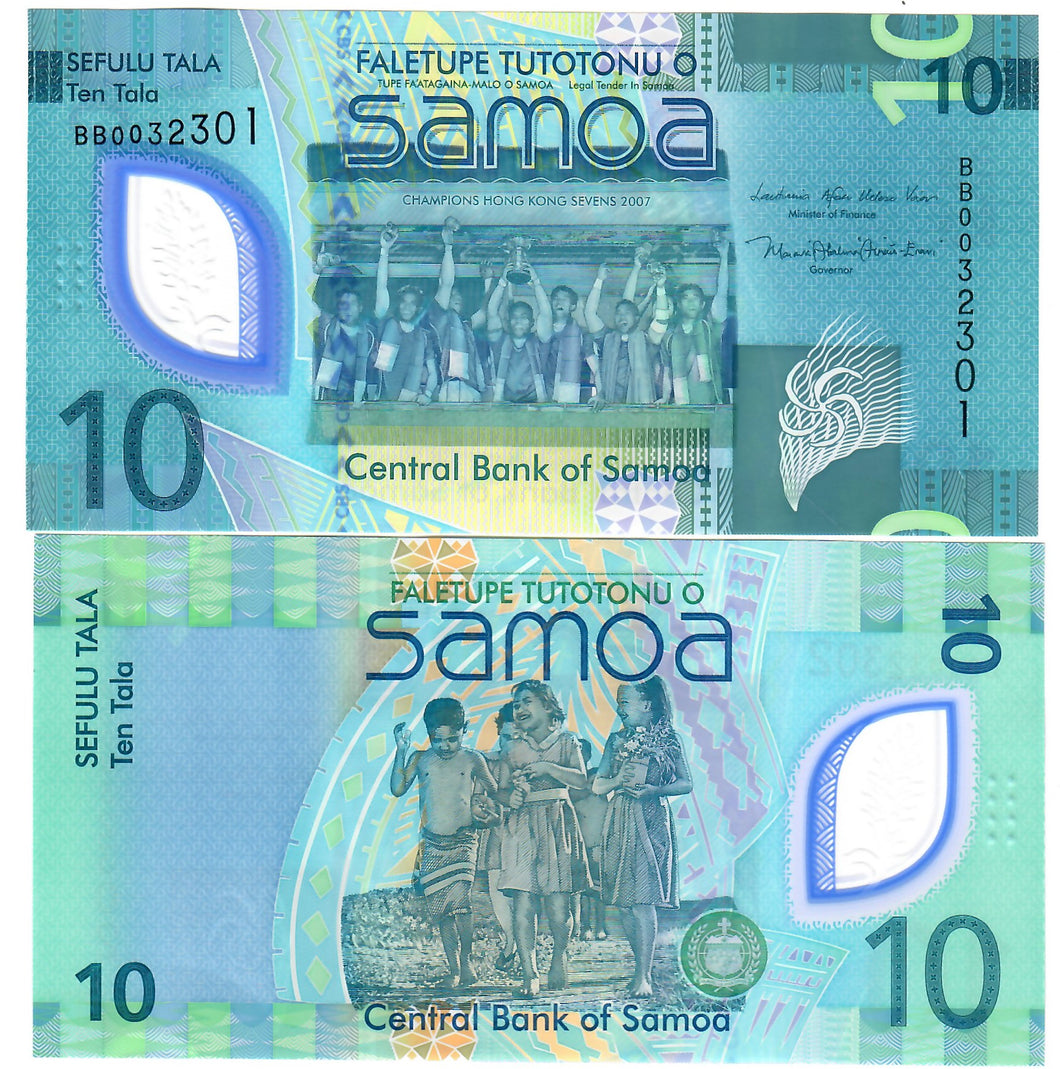 Samoa 10 Tala 2023 UNC 