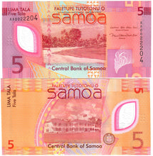 Load image into Gallery viewer, Samoa 10x 5 Tala 2023 UNC &quot;AA&quot;
