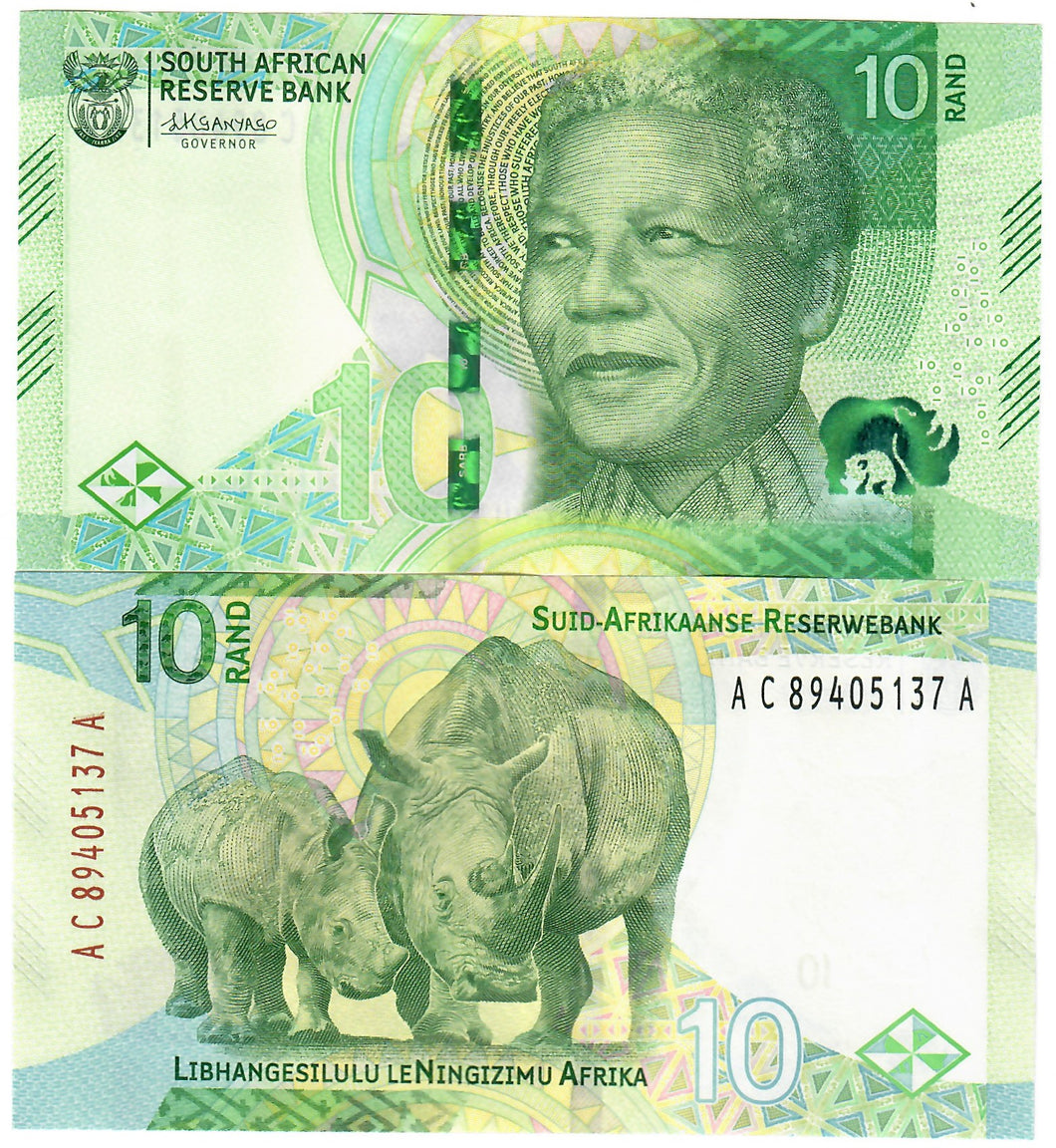 South Africa 10 Rand 2023 UNC 