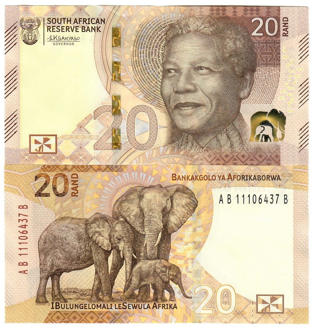 South Africa 20 Rand 2023 UNC 