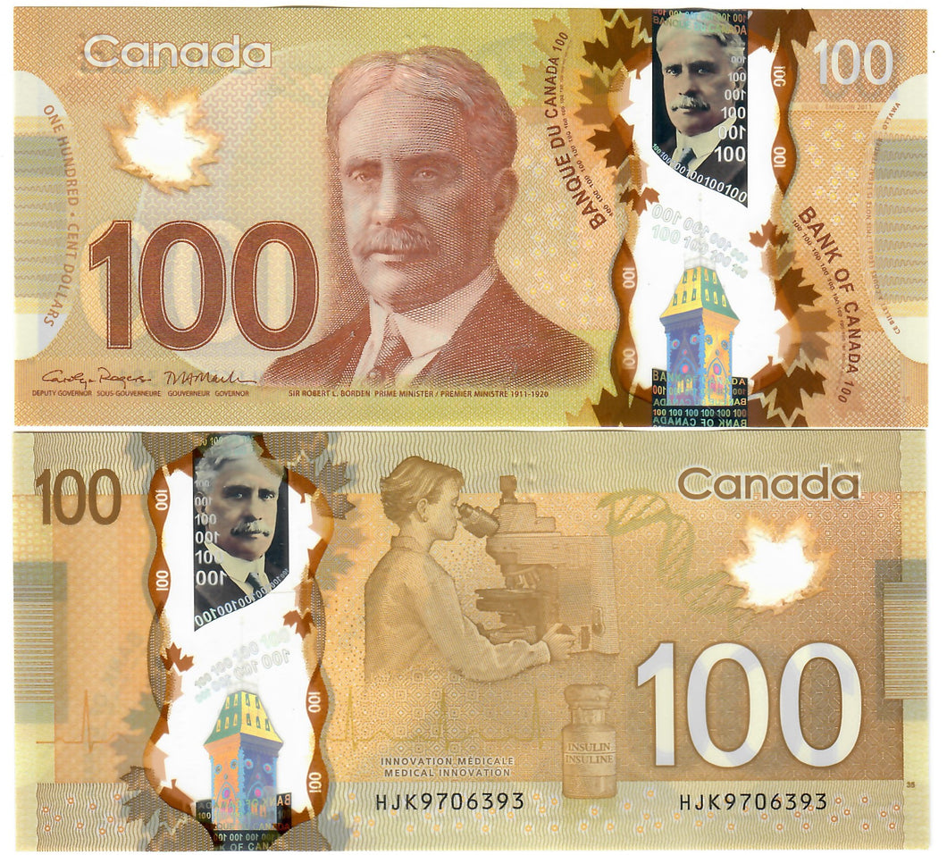 Canada 100 Dollars 2011 (~2024) UNC 