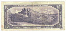 Load image into Gallery viewer, Canada 10 Dollars 1954 F &quot;B/D&quot; Coyne-Towers Devil&#39;s Face [2]
