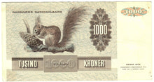 Load image into Gallery viewer, Denmark 1000 Kroner 1992 VF &quot;Hoffmeyer/Herly&quot;
