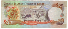 Load image into Gallery viewer, Cayman Islands 25 Dollars 1996 VF
