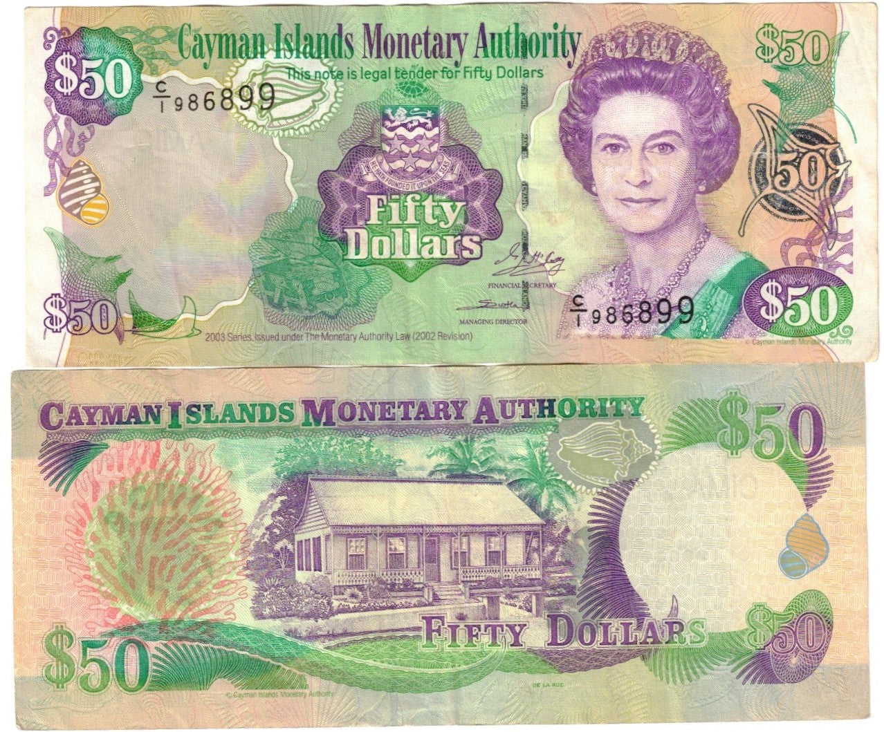 cayman-islands-50-dollars-2003-vf-davenport-banknotes-and-coins