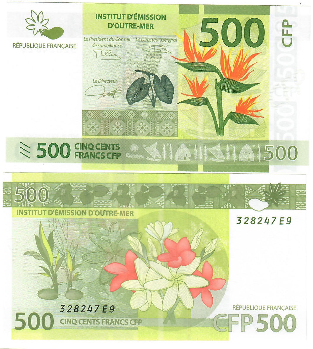 French Polynesia 500 Francs 2014 (2023) UNC Tahiti Franc CFP