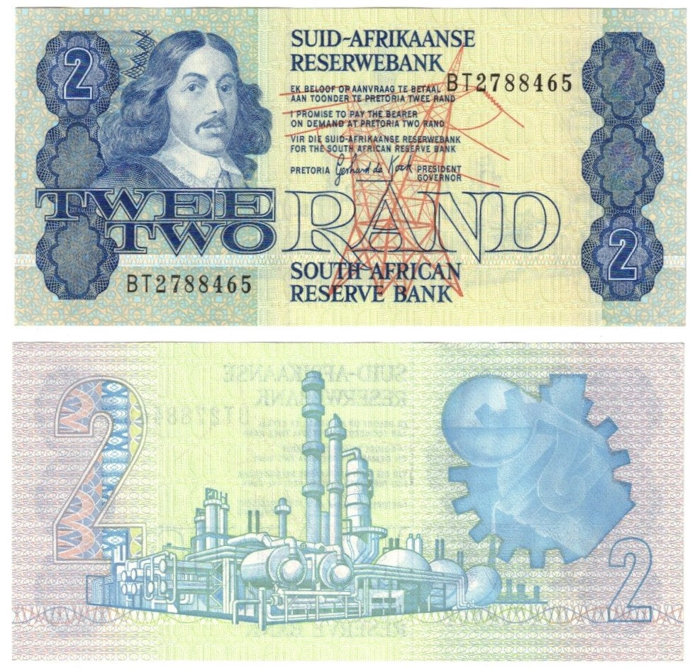 South Africa 2 Rand 1981 aUNC 