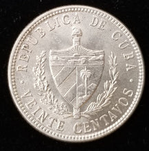 Load image into Gallery viewer, Caribbean 20 Centavos 1948 90.0% Silver [4]
