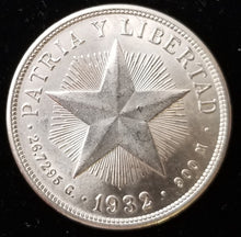 Load image into Gallery viewer, Caribbean 1 Peso 1932 90.0% Silver
