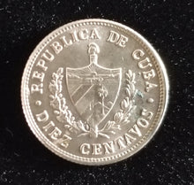 Load image into Gallery viewer, Caribbean 10 Centavos 1949 90.0% Silver

