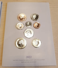 Load image into Gallery viewer, England Great Britain 1, 2, 5, 10, 20, 50 Pence &amp; 1, 2 Pounds 2022 FULL COIN SET
