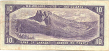 Load image into Gallery viewer, Canada 10 Dollars 1954 G &quot;N/T&quot; Beattie-Rasminsky
