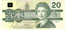 Load image into Gallery viewer, Canada 20 Dollars 1991 EF &quot;AVH&quot; Bonin-Thiessen
