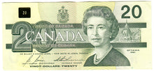 Load image into Gallery viewer, Canada 20 Dollars 1991 EF &quot;AVT&quot; Bonin-Thiessen
