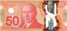 Load image into Gallery viewer, Canada 50 Dollars 2012 (2020) UNC &quot;GMF&quot; Wilkins-Macklem

