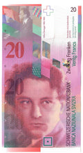 Load image into Gallery viewer, Switzerland 20 Francs 1994 aUNC
