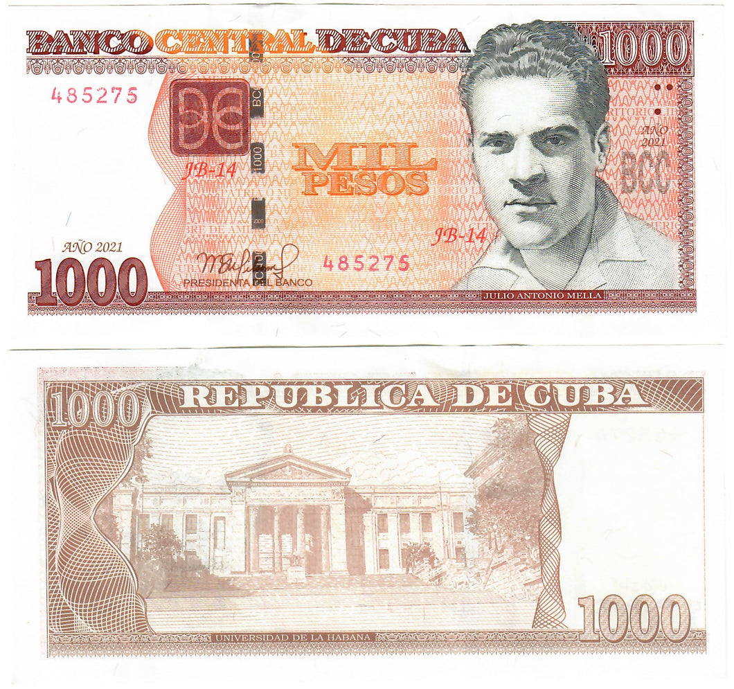 Caribbean 1000 Pesos Nacionales 2021 EF