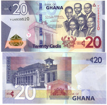 Load image into Gallery viewer, Ghana 20 Cedis 2022 UNC
