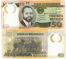 Load image into Gallery viewer, Mozambique 10x 50 Meticais 2017 UNC
