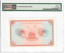 Load image into Gallery viewer, Northern Ireland 100 Pounds 1982 Gem UNC Ulster Bank PMG Graded 65 EPQ

