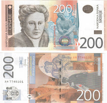Load image into Gallery viewer, SET Serbia 10, 20, 50, 100 &amp; 200 Dinars 2013-2014 UNC
