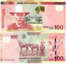 Load image into Gallery viewer, Namibia 100 Dollars 2018 UNC &quot;Shiimi&quot;
