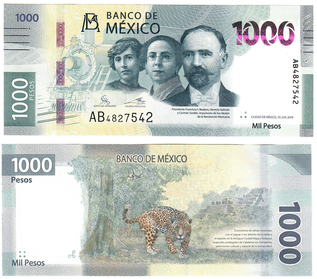 Mexico 1000 Pesos 2019 (2020) UNC