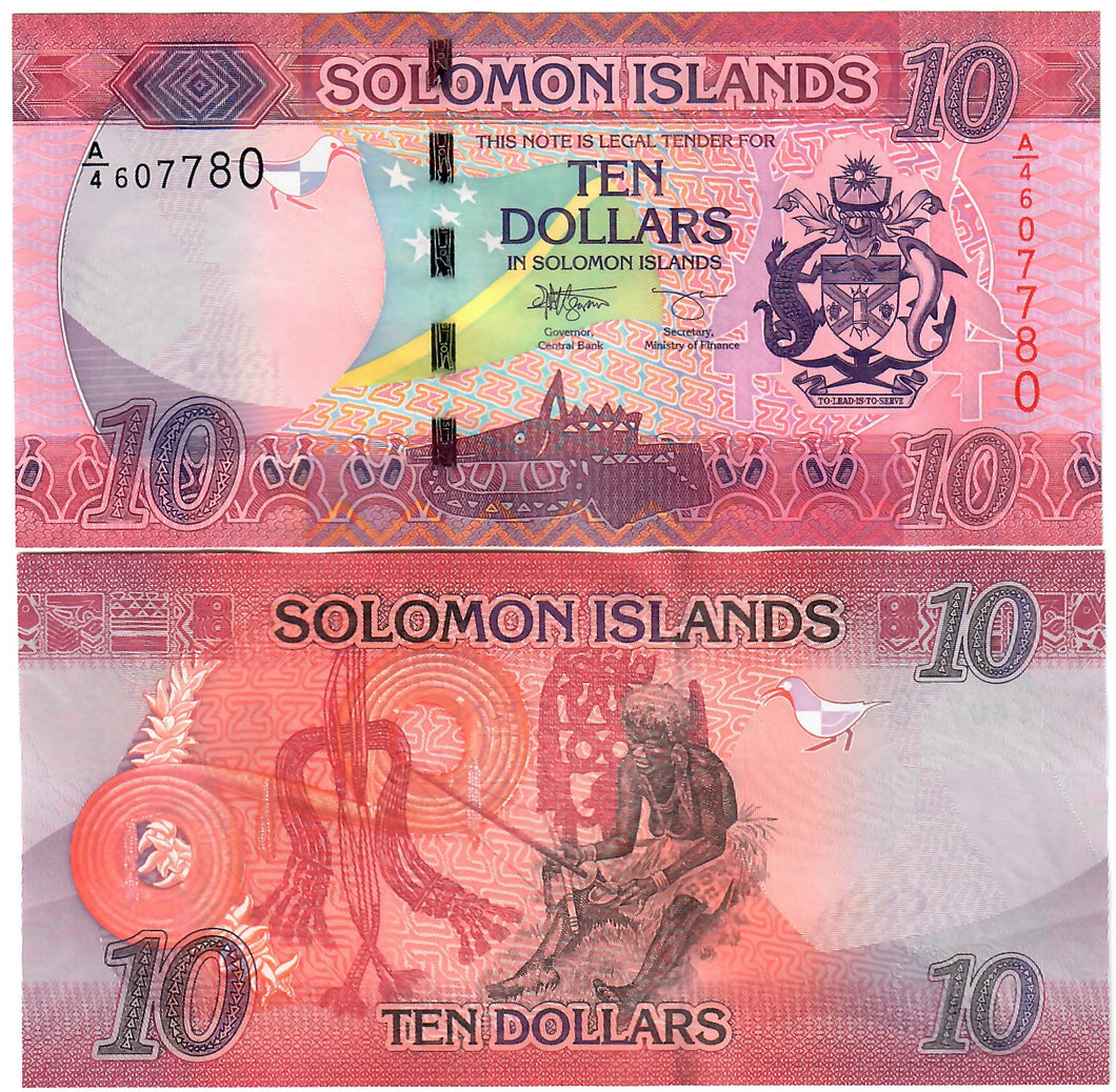 Solomon Islands 10 Dollars 2017 (2021) UNC 