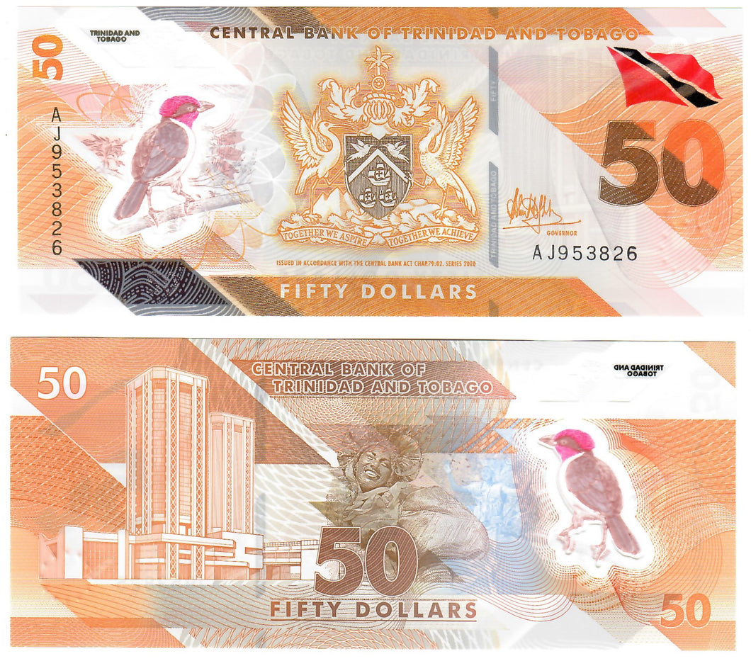 Trinidad and Tobago 50 Dollars 2020 UNC
