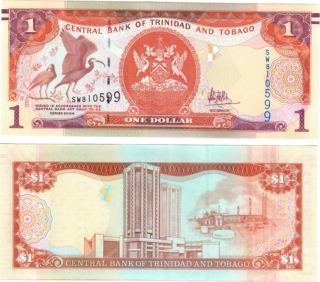 Trinidad and Tobago 1 Dollar 2017 UNC