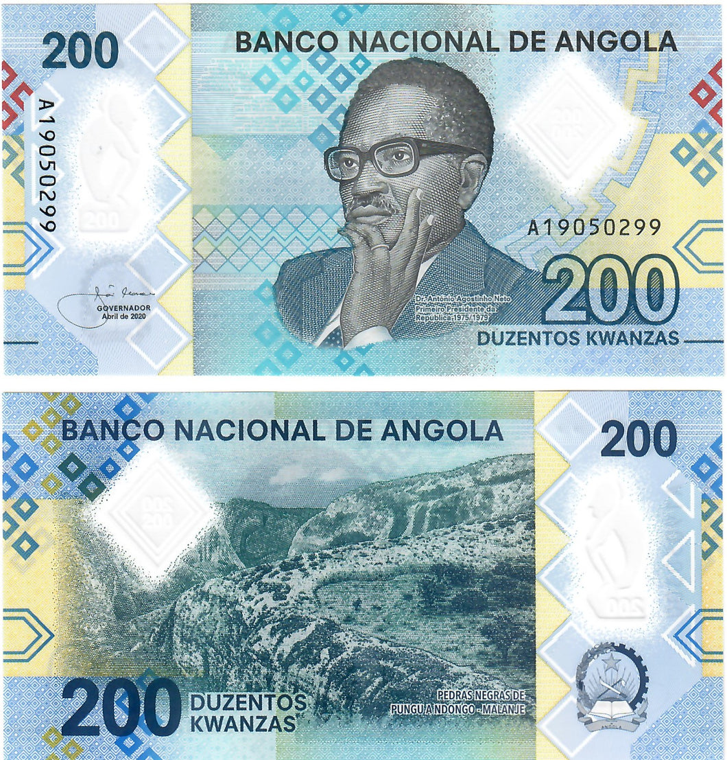 Angola 200 Kwanzas 2020 UNC