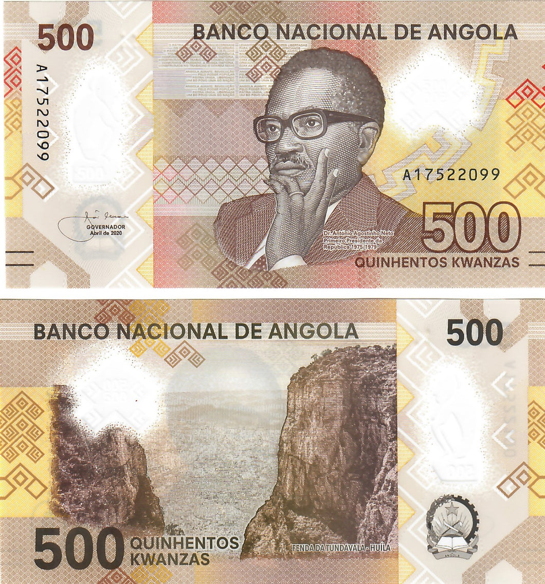 Angola 500 Kwanzas 2020 UNC