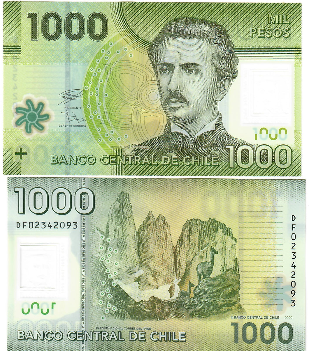 Chile 1000 Pesos 2020 UNC