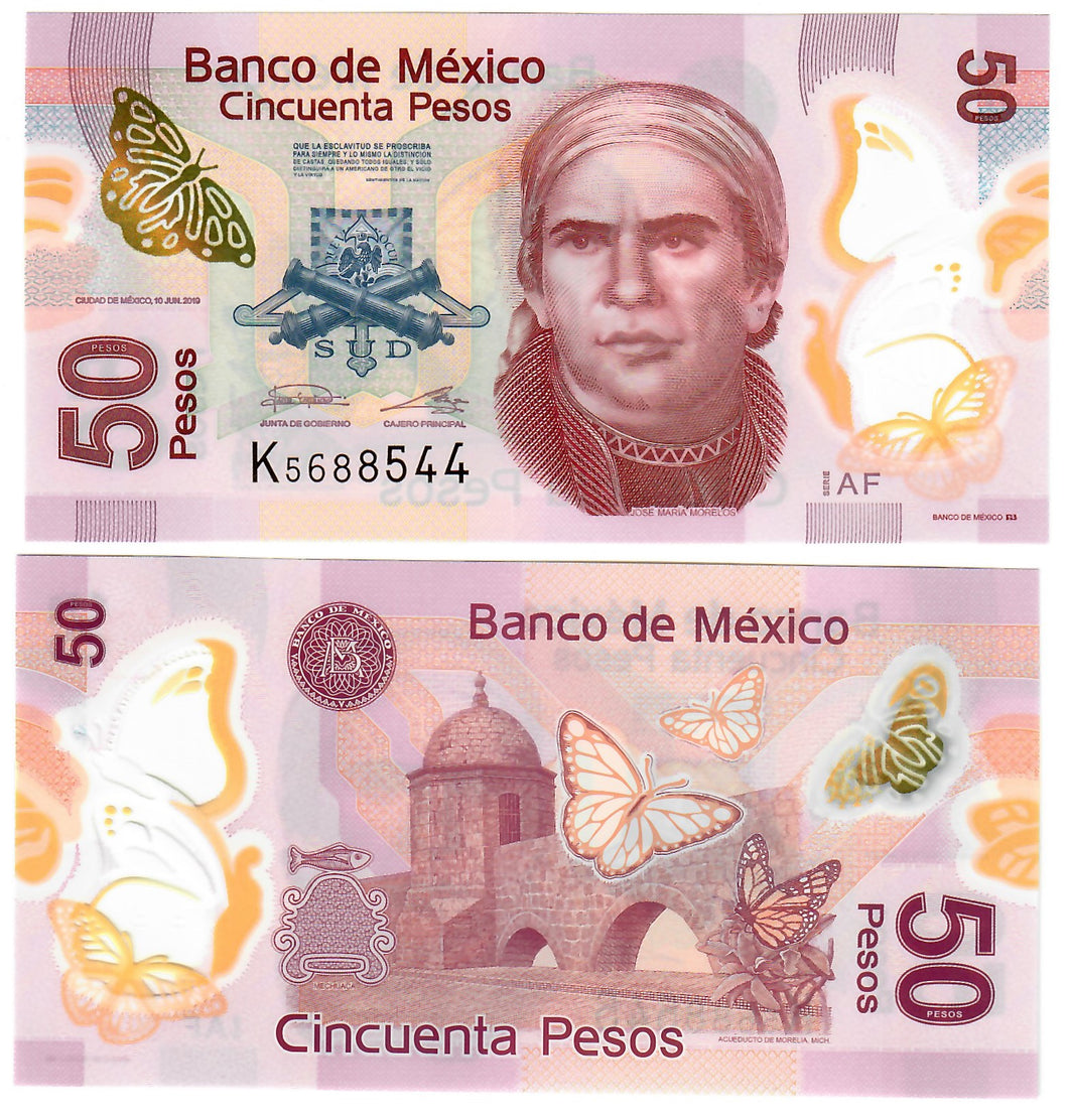 Mexico 50 Pesos 2019 UNC