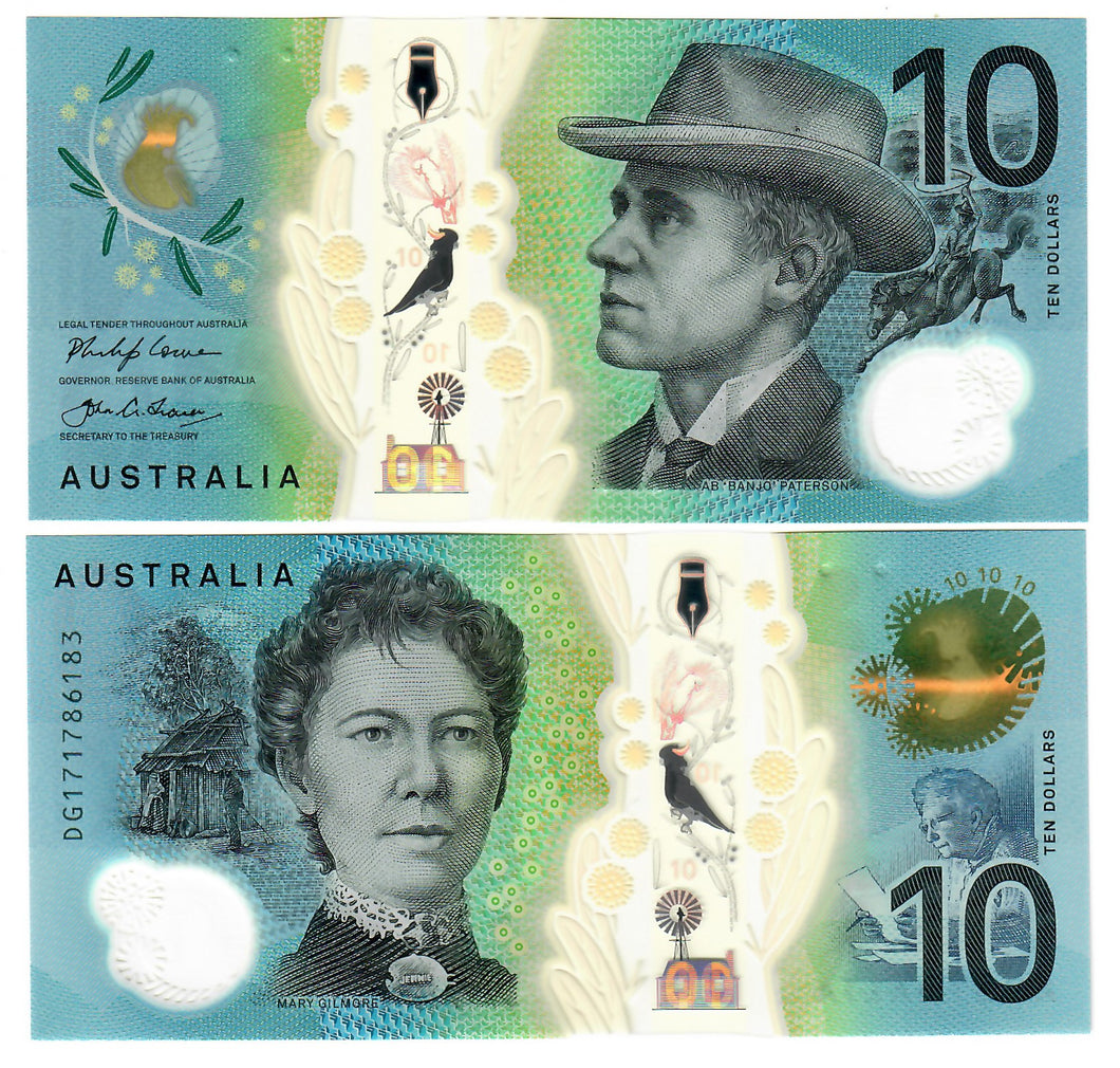 Australia 10 Dollars 2017 UNC
