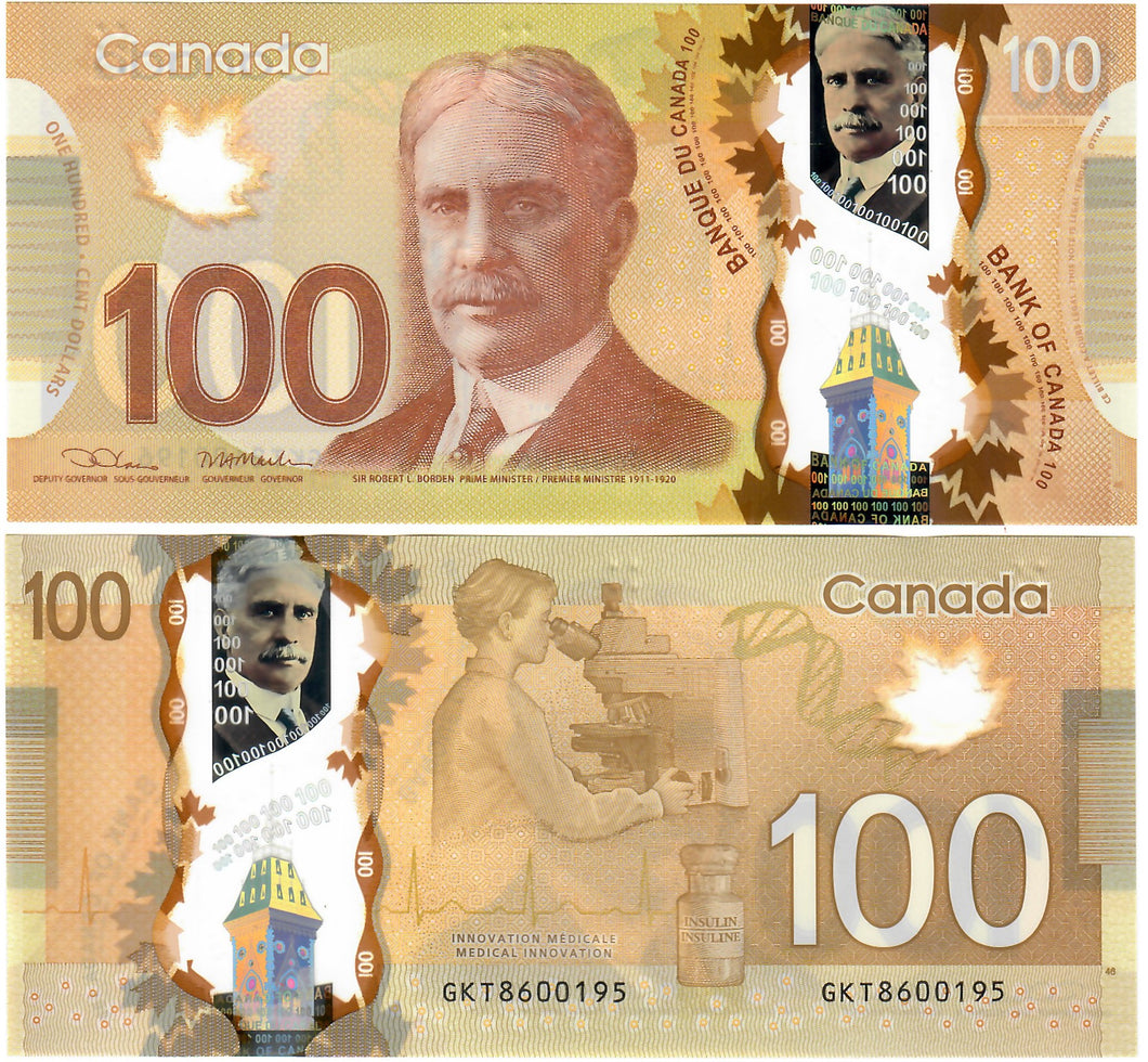 Canada 100 Dollars 2012 (2021) UNC 