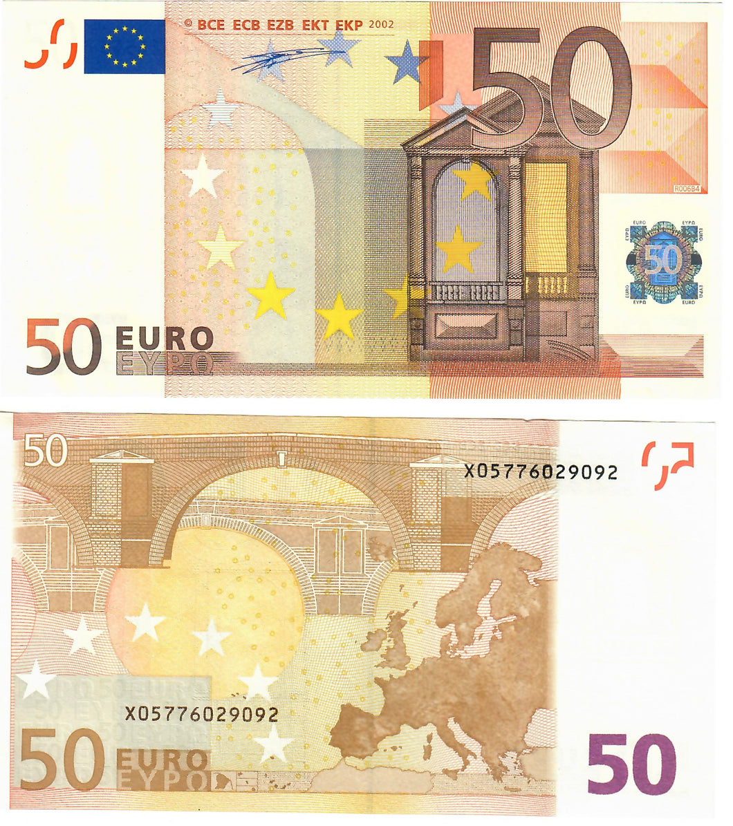 European Union 50 Euros 2002 UNC Germany 
